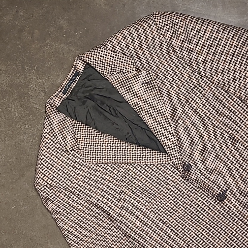 RALPH LAUREN HOUNDSTOOTH  ALPACA WOOL BLEND SPORT COAT BLAZER